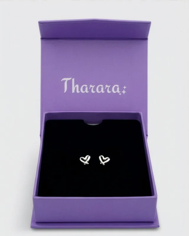 Heart Ear Studs 5