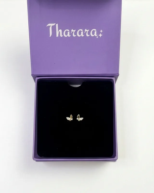 Butterfly Ear Studs 4