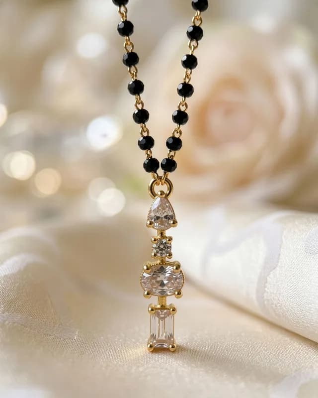 Trinity Glow Mangalsutra Necklace 2