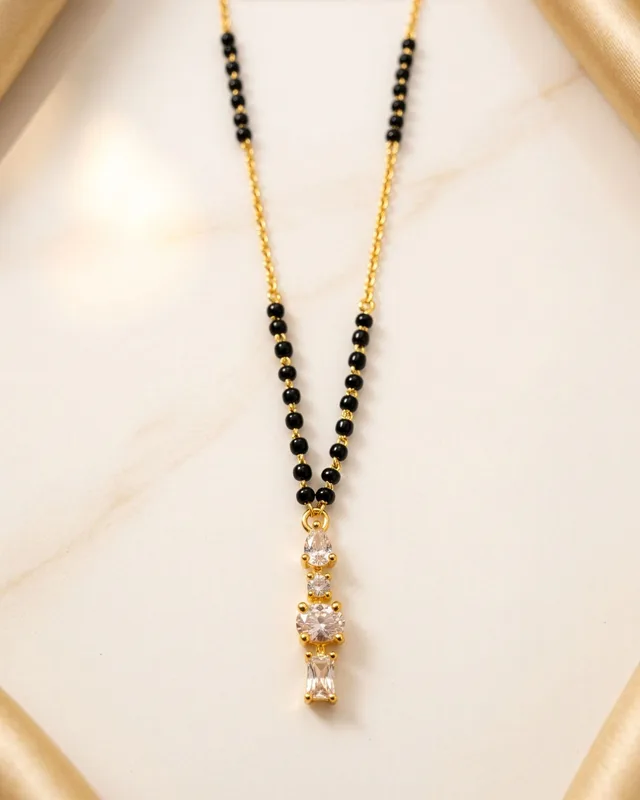 Trinity Glow Mangalsutra Necklace 3