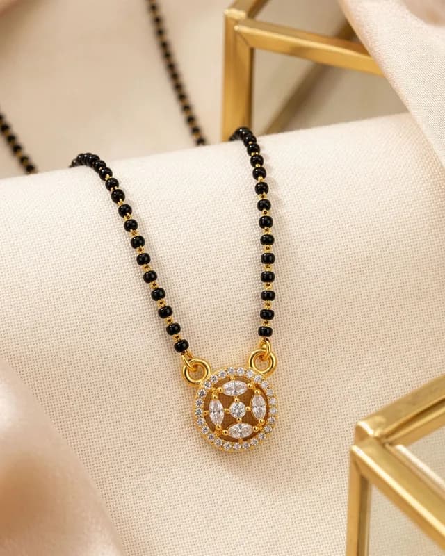 Nova Halo Mangalsutra Necklace