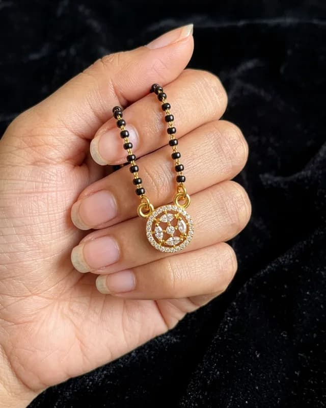 Nova Halo Mangalsutra Necklace 4