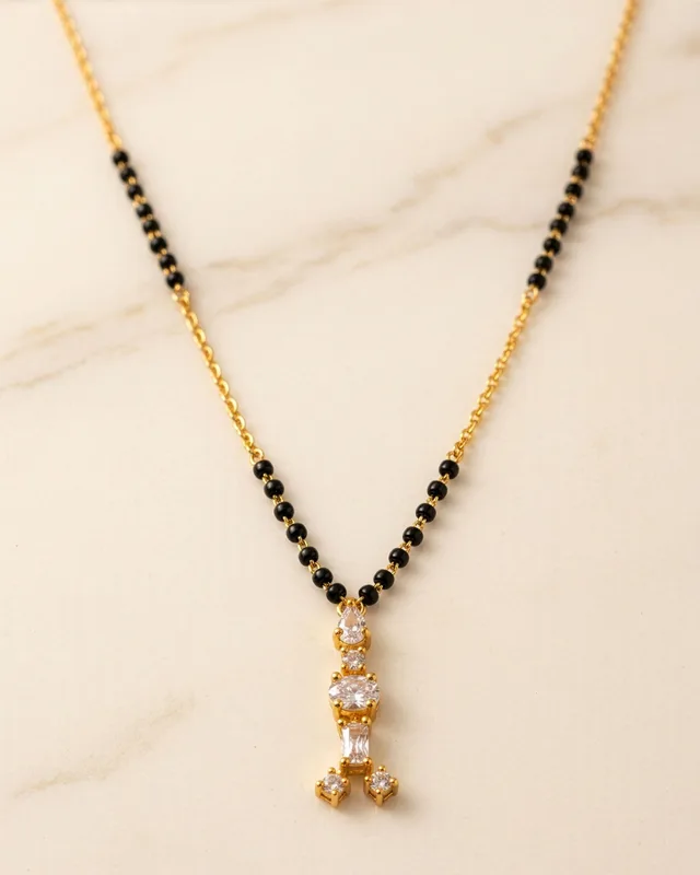 Lumi Drop Mangalsutra Necklace 3