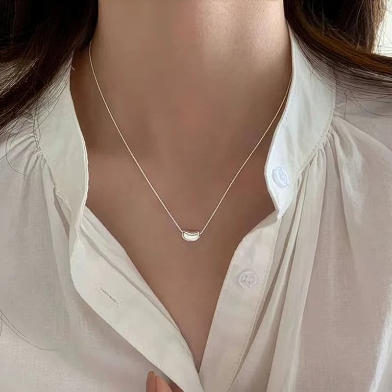 Jequirity Bean Pendant Necklace 2