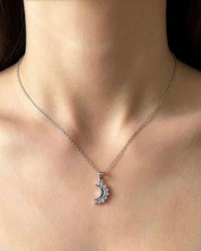 Star Moon Couple Necklaces 3