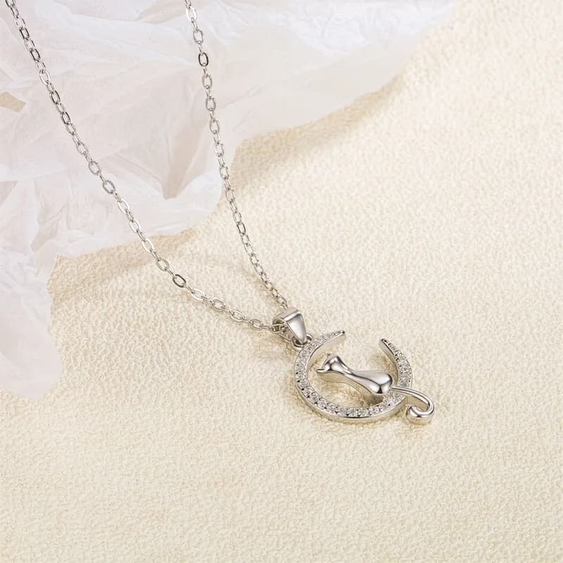 Moon Cat Necklace 2