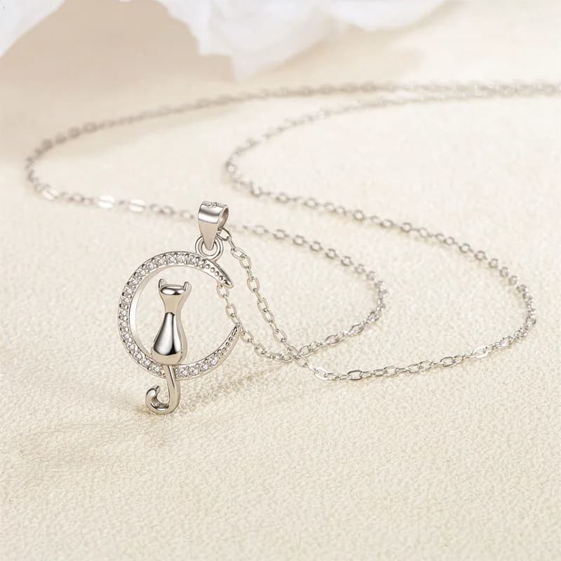 Moon Cat Necklace 3